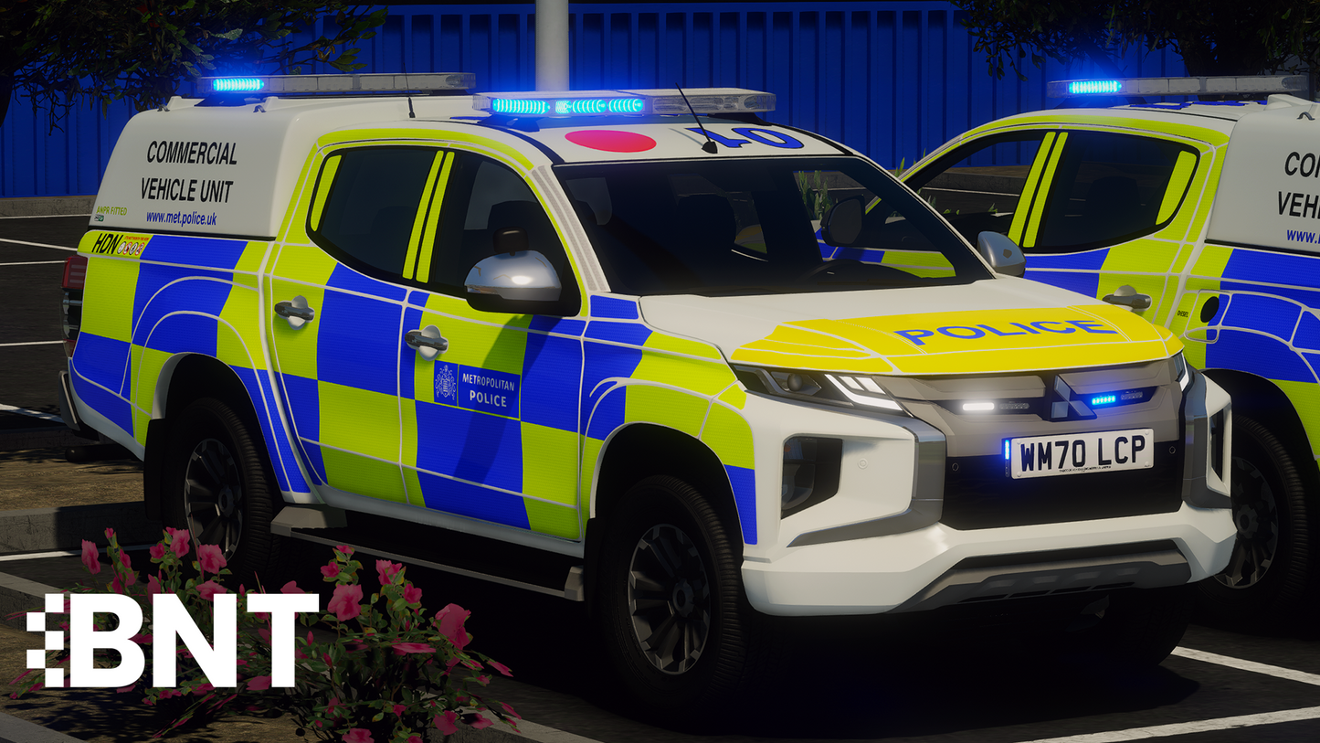 Met Police Mitsubishi L200 CVU