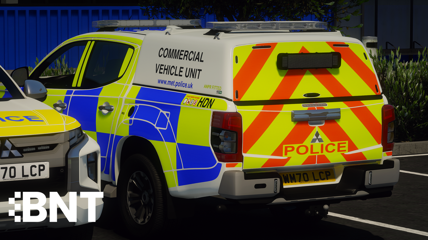 Met Police Mitsubishi L200 CVU