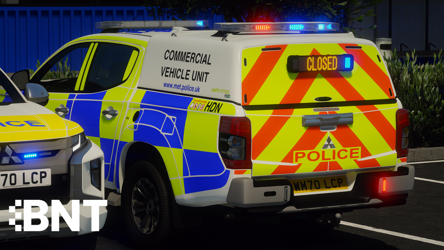Met Police Mitsubishi L200 CVU