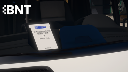 Met Police 25 Plate Sprinters