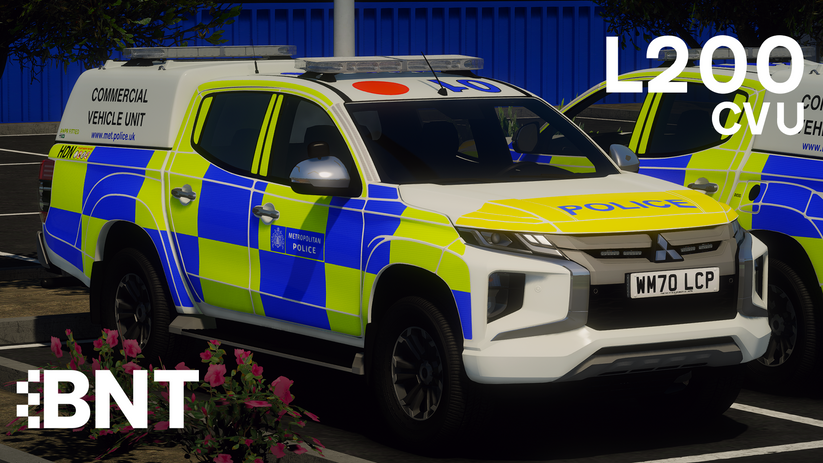 Met Police Mitsubishi L200 CVU – BNT Modding