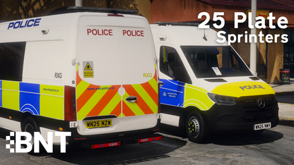 Met Police 25 Plate Sprinters